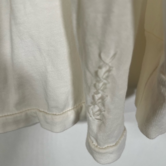 NWT Ragdoll Los Angeles white long slv tshirt logo sz M California beachy - Picture 7 of 10